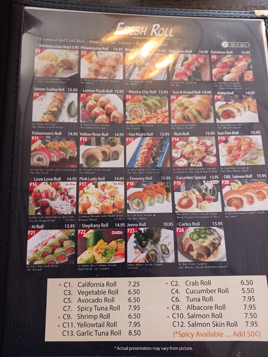 Samurai Sushi & Teriyaki Menu - Image 3