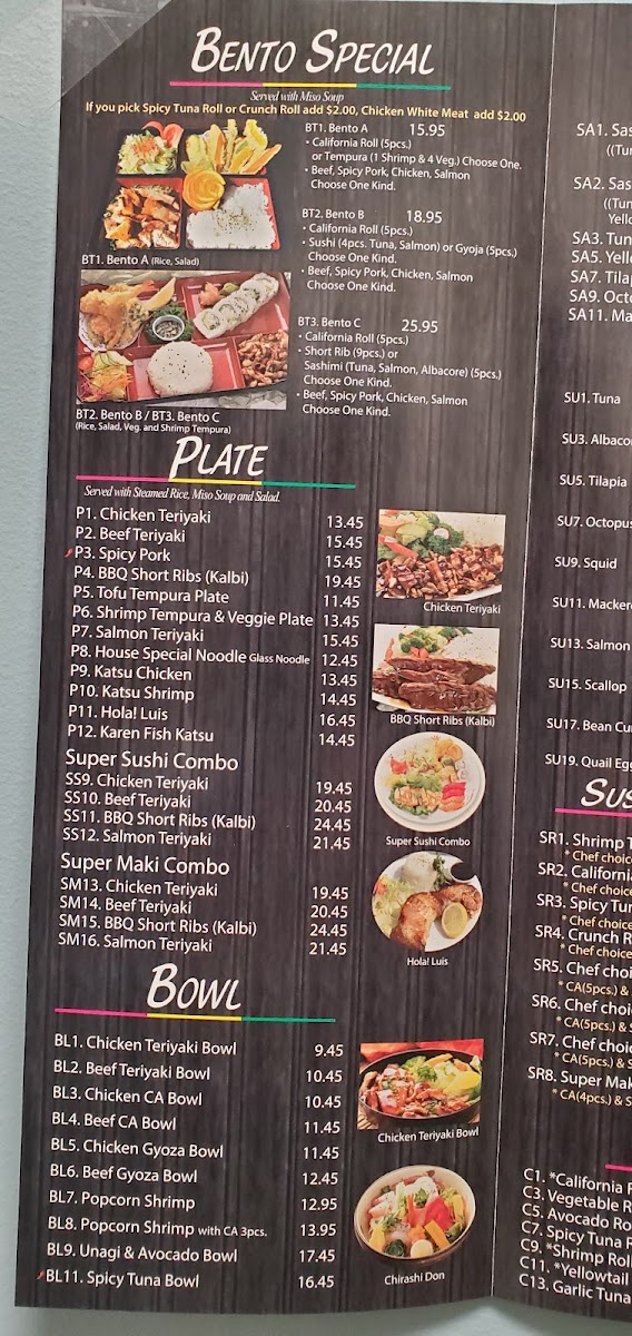 Samurai Sushi & Teriyaki Menu - Image 4